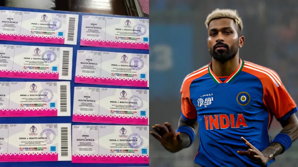 South Africa vs India Cricket Ticket